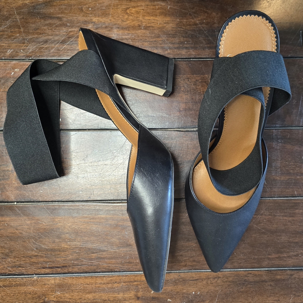 Franco Sarto Elegant Black Women's Chucky Heels